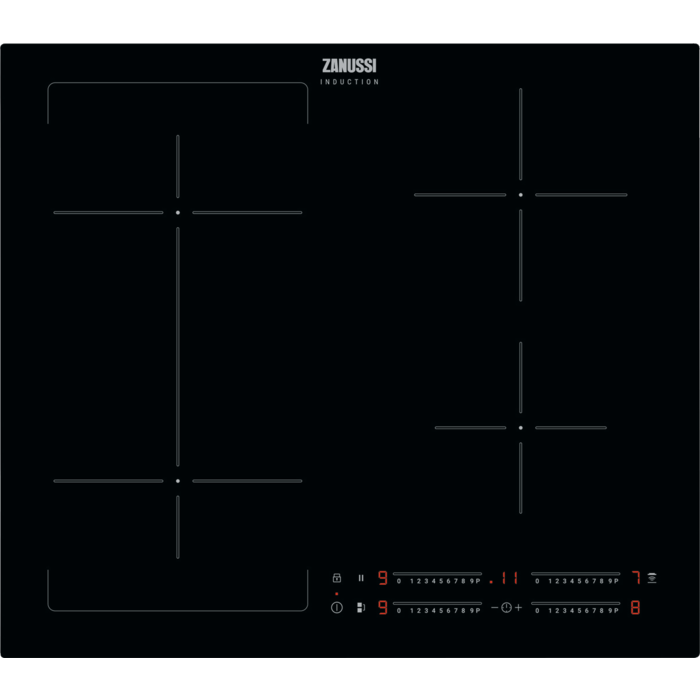Cooktop Zanussi Induction ZIFN644K Flex Zone